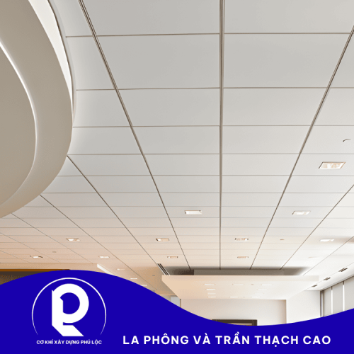 La phông và trần thạch cao