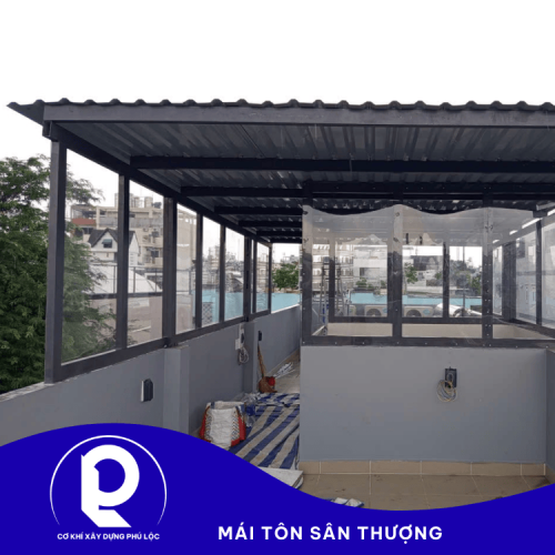 Mái tôn sân thượng