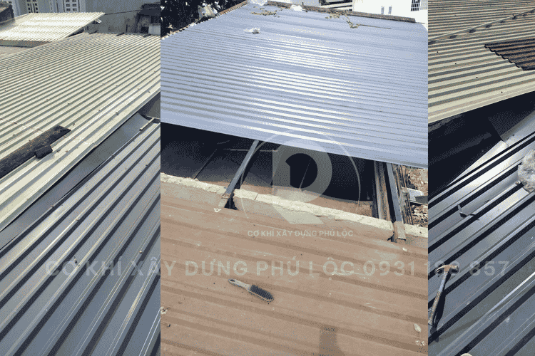 Cách xử lý mái tôn bị dột khi trời mưa lớn