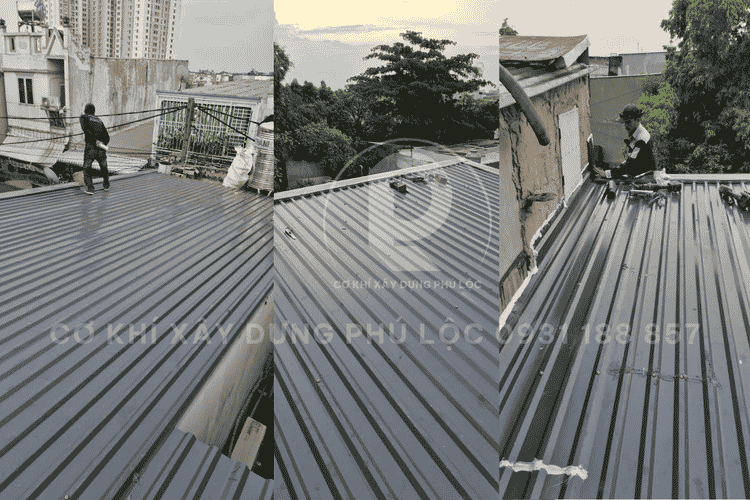 Dịch vụ thay mái tôn tại HCM 