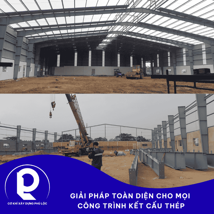 Gia Công Lắp Dựng Khung Kèo Nhà Xưởng