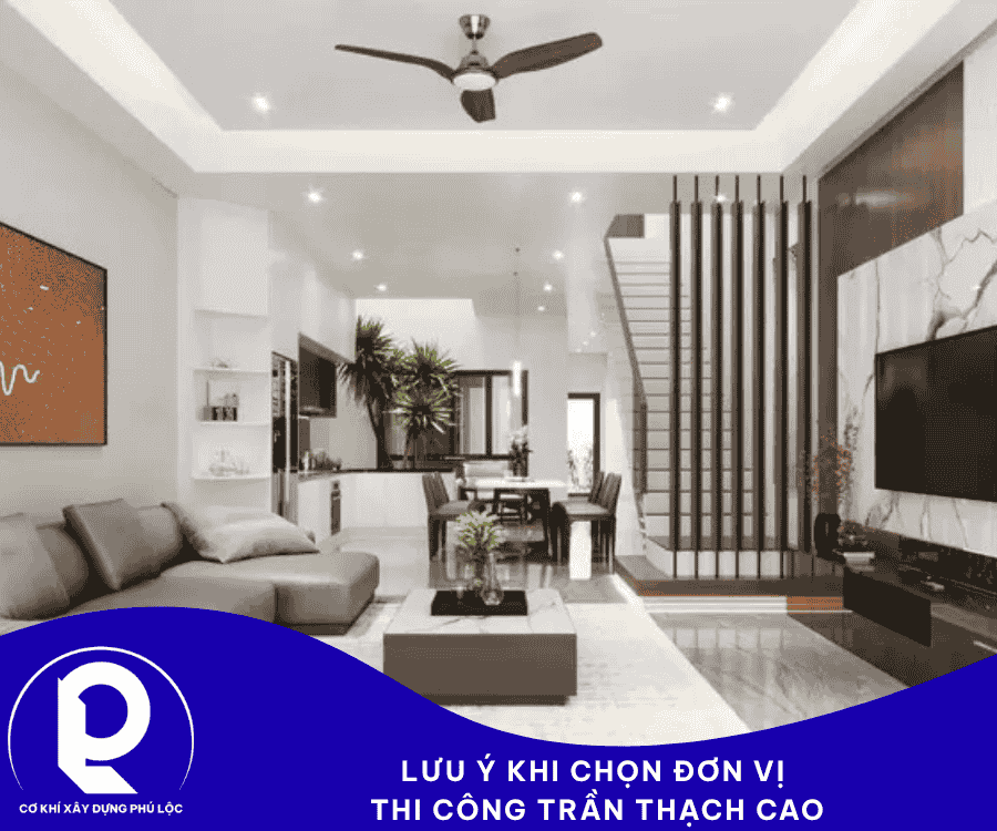 Thi Công Trần Thạch Cao Tại TPHCM 