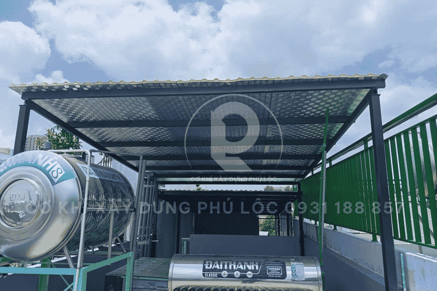 Mái tôn bị nóng hầm