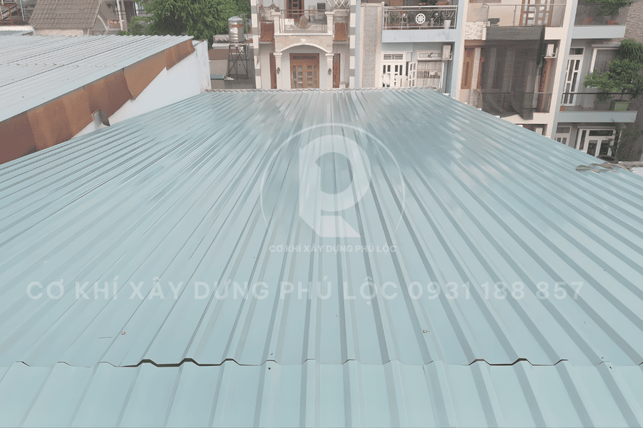 Mái tôn nhà dân dụng