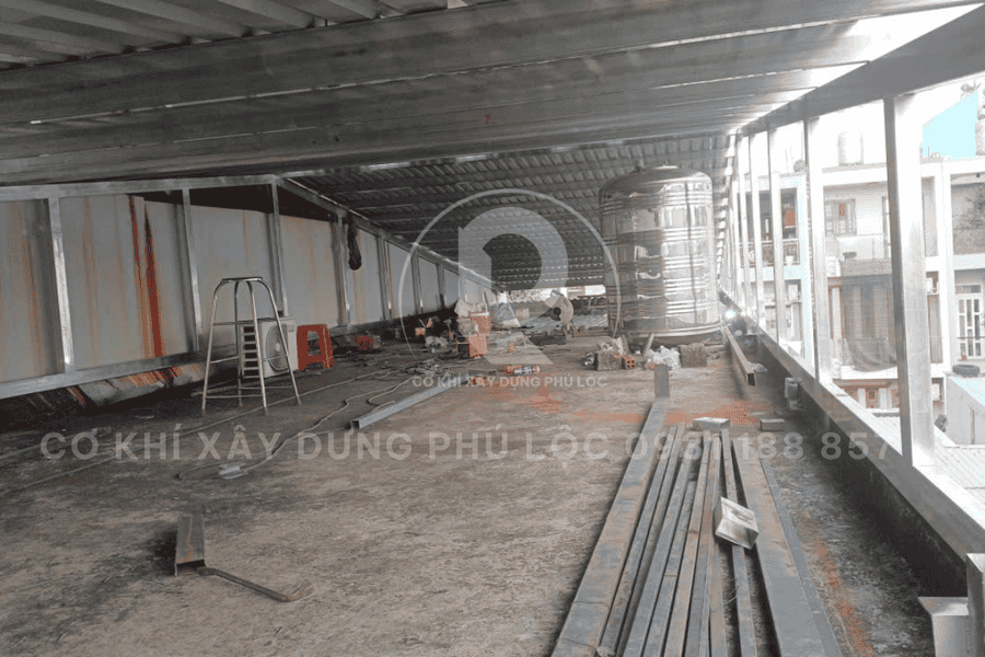 Mái tôn nhà dân dụng