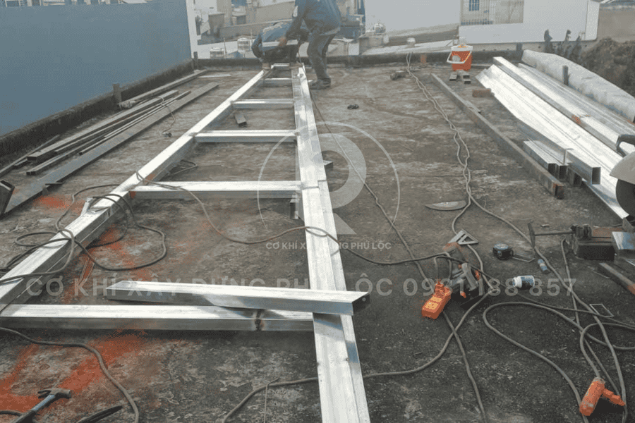 Mái tôn nhà dân dụng