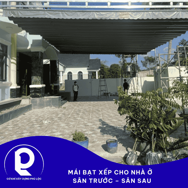 Thi Công Mái Bạt Xếp Di Động Tại TP.HCM