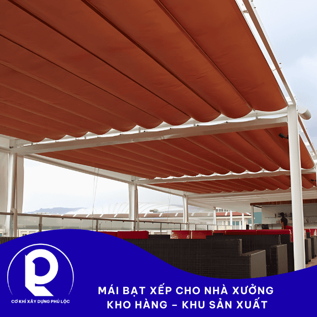 Thi Công Mái Bạt Xếp Di Động Tại TP.HCM