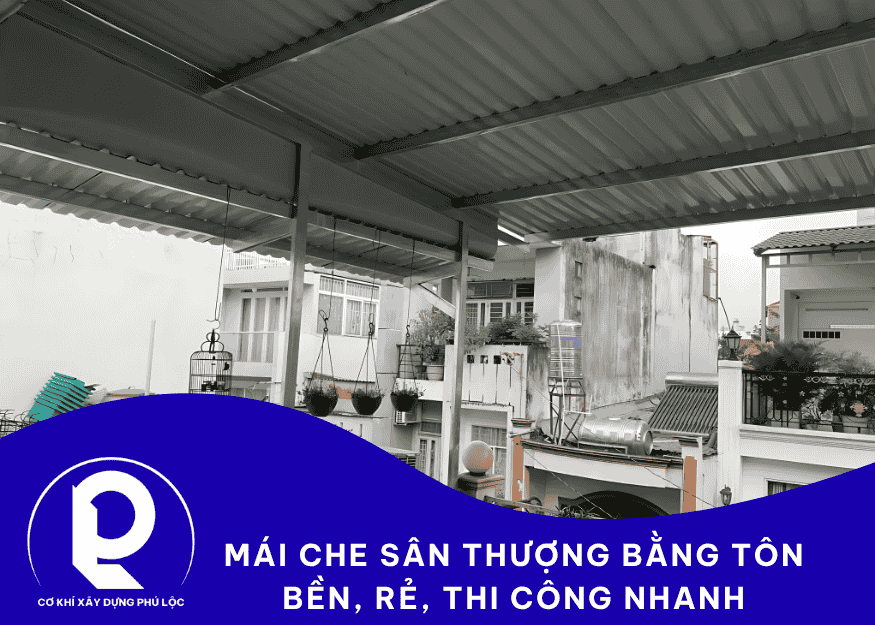 Thi Công Mái Che Sân Thượng 