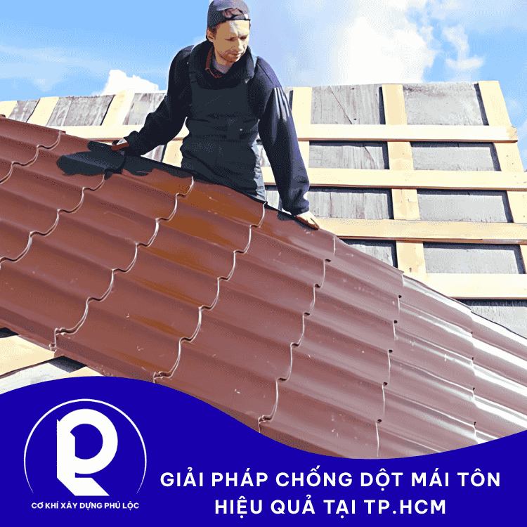 Thi Công Mái Tôn Chống Dột Giá Rẻ Tại TPHCM