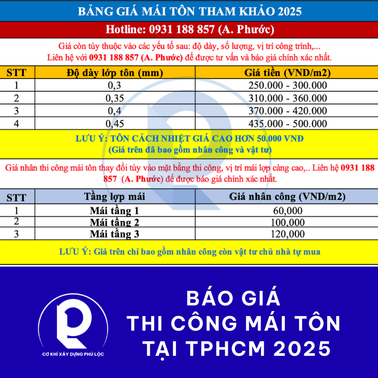 Thi Công Mái Tôn Quán Cafe – Thi Công Nhanh, Uy Tín
