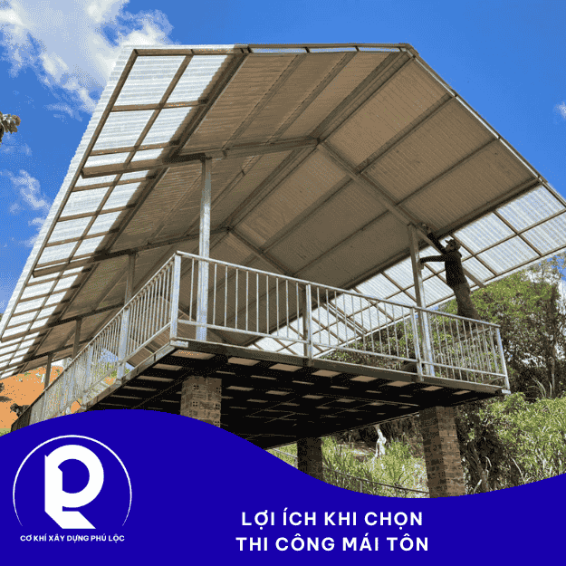 Thi Công Mái Tôn Tại Hóc Môn 