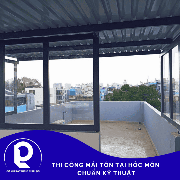 Thi Công Mái Tôn Tại Hóc Môn 