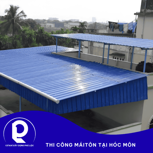 Thi Công Mái Tôn Tại Hóc Môn 
