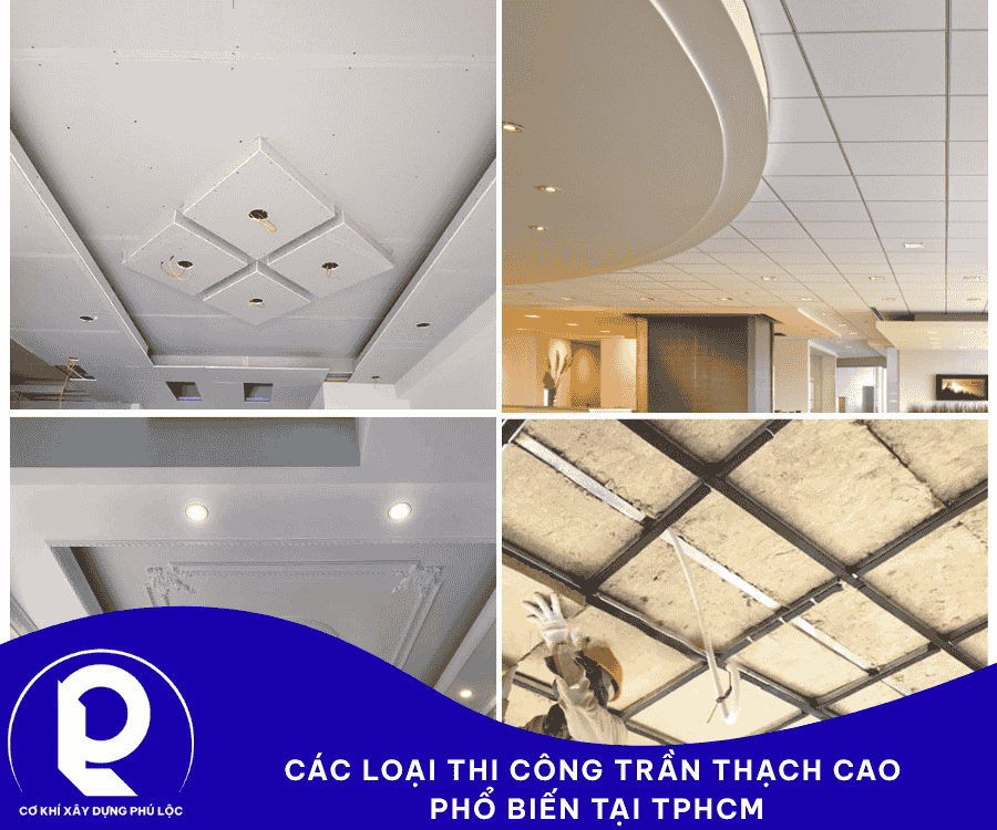 Thi Công Trần Thạch Cao Tại TPHCM 