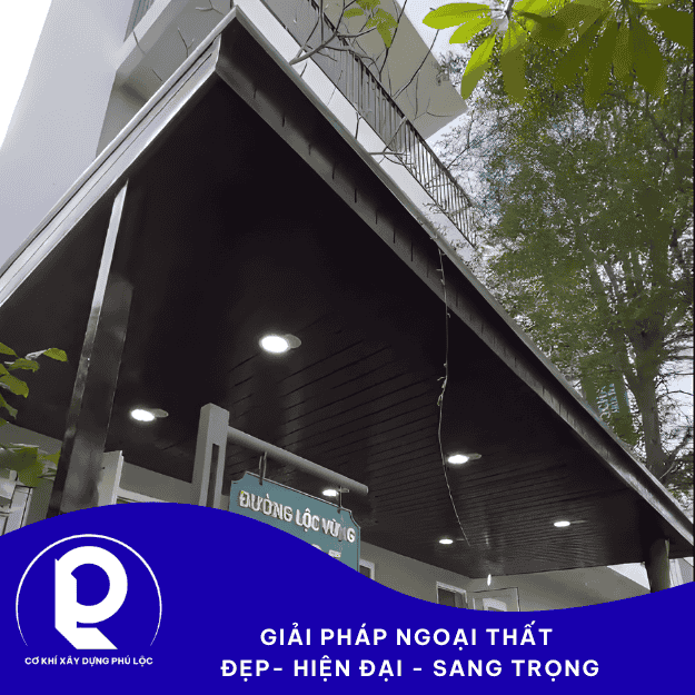 Thi công lam sóng mái hiên ngoài trời tại TP.HCM