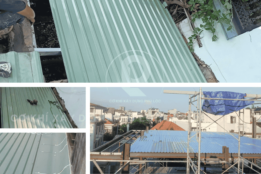 Thi công mái tôn HCM