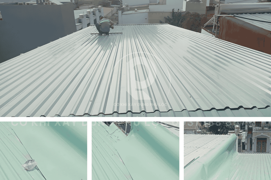 thi công mái tôn tại Bình Thạnh