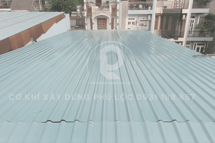 thi công mái tôn tại Bình Thạnh
