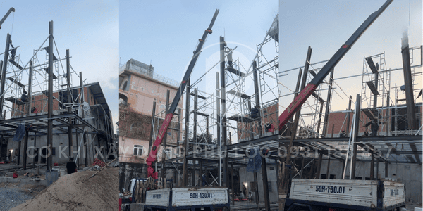 Thi công mái tôn tại Hồ Chí Minh