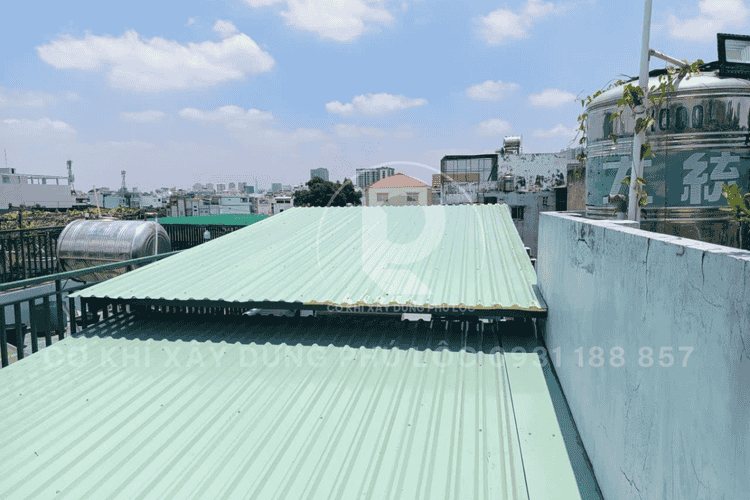 Thi công mái tôn tại Phú Nhuận