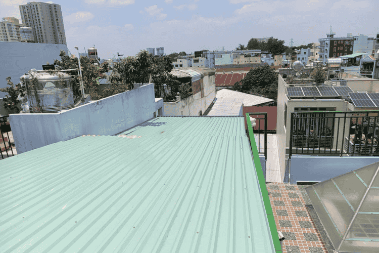 Thi công mái tôn tại Phú Nhuận