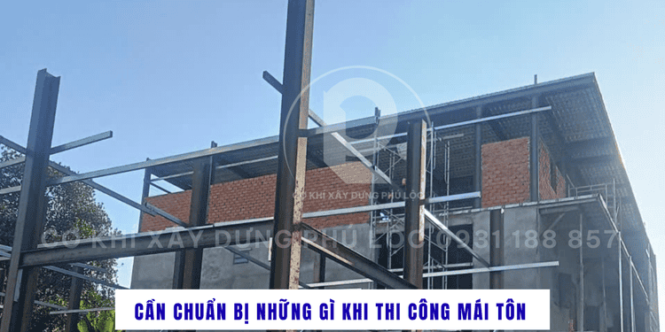 Thi công mái tôn tại TP HCM