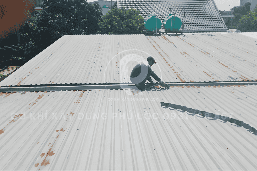 Thi công mái tôn tại Thủ Đức