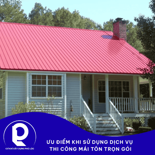 Thi công mái tôn trọn gói 