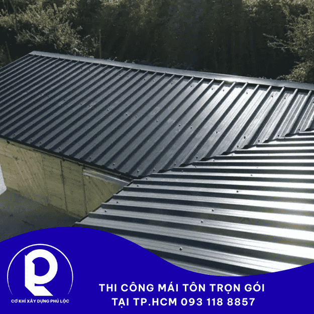 Thi công mái tôn trọn gói 