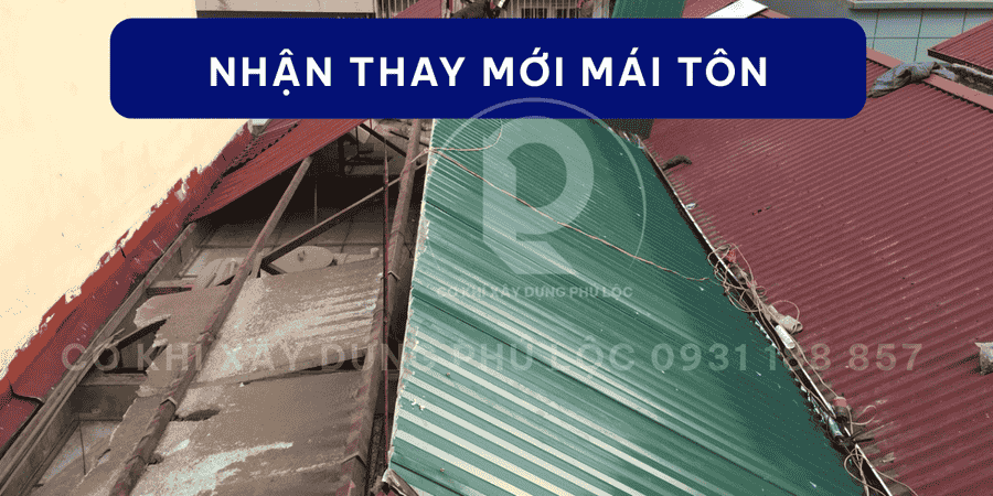 công ty thi công mái tôn tại TPHCM