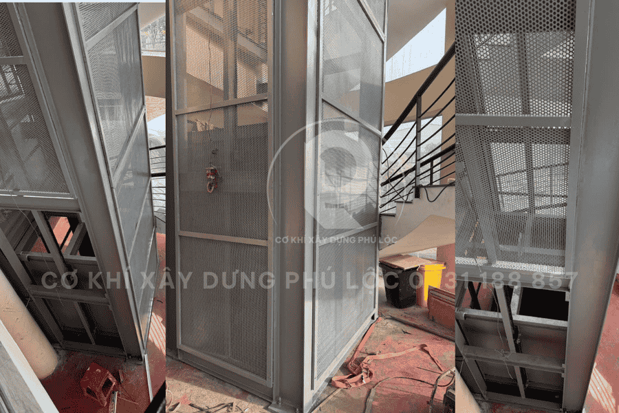 Khung thép thang máy