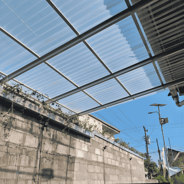 thi công mái poly tại bình chánh tphcm 