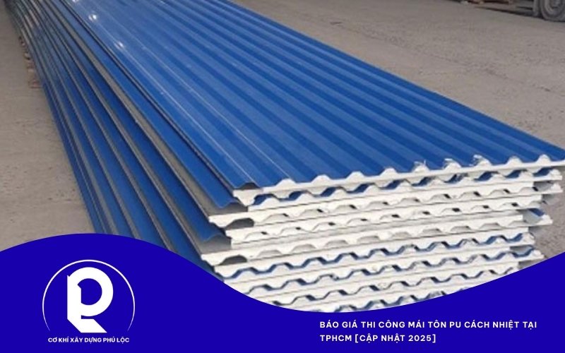 Thi công mái tôn tại Bình Tân TPHCM – Phú Lộc