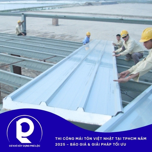 Mái tôn Việt Nhật bền đẹp 2025