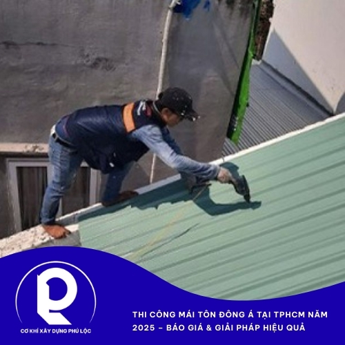 Tôn Đông Á cách nhiệt PU giảm nóng, giảm ồn