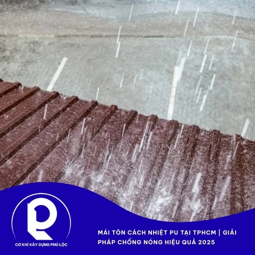 Công trình mái tôn chống ồn TPHCM