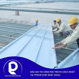 Bảng giá thi công mái tôn tại Bình Chánh mới nhất