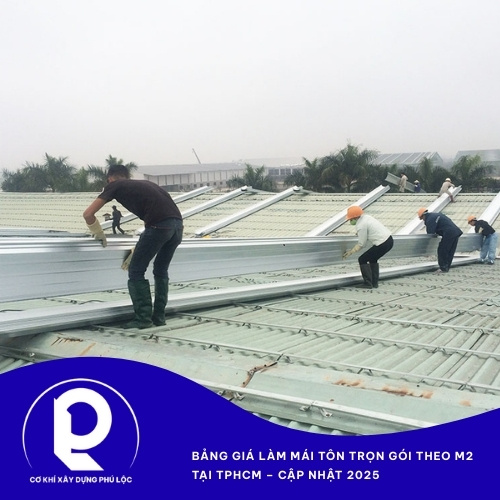làm mái tôn trọn gói nhà dân TPHCM