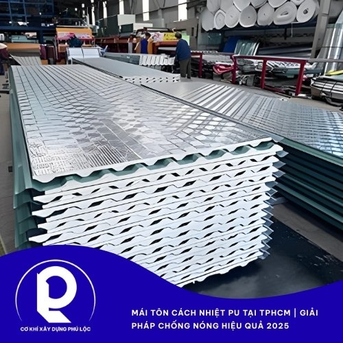 Thi công mái tôn cách nhiệt tại TPHCM