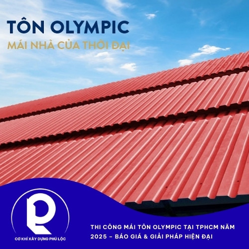 Nhà xưởng sử dụng mái tôn Olympic cách nhiệt