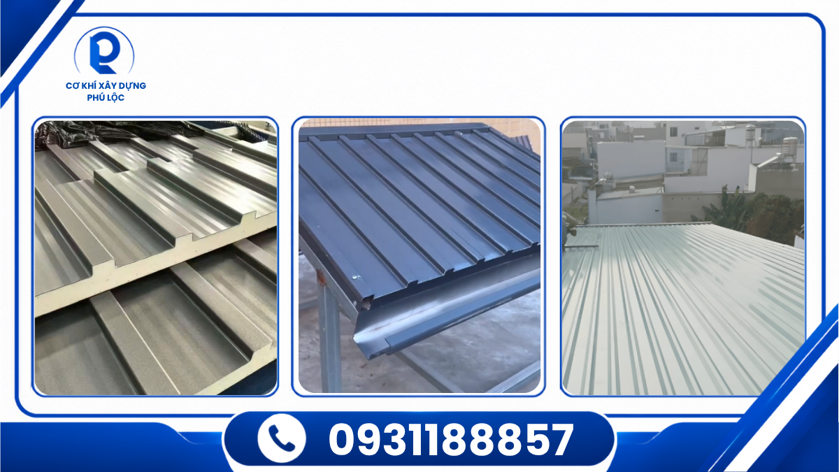 Các loại mái tôn phổ biến tại TPHCM