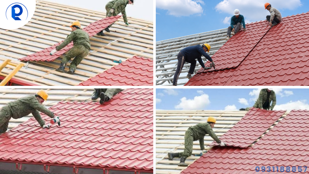 Quy trình thi công mái tôn giả ngói tại TPHCM