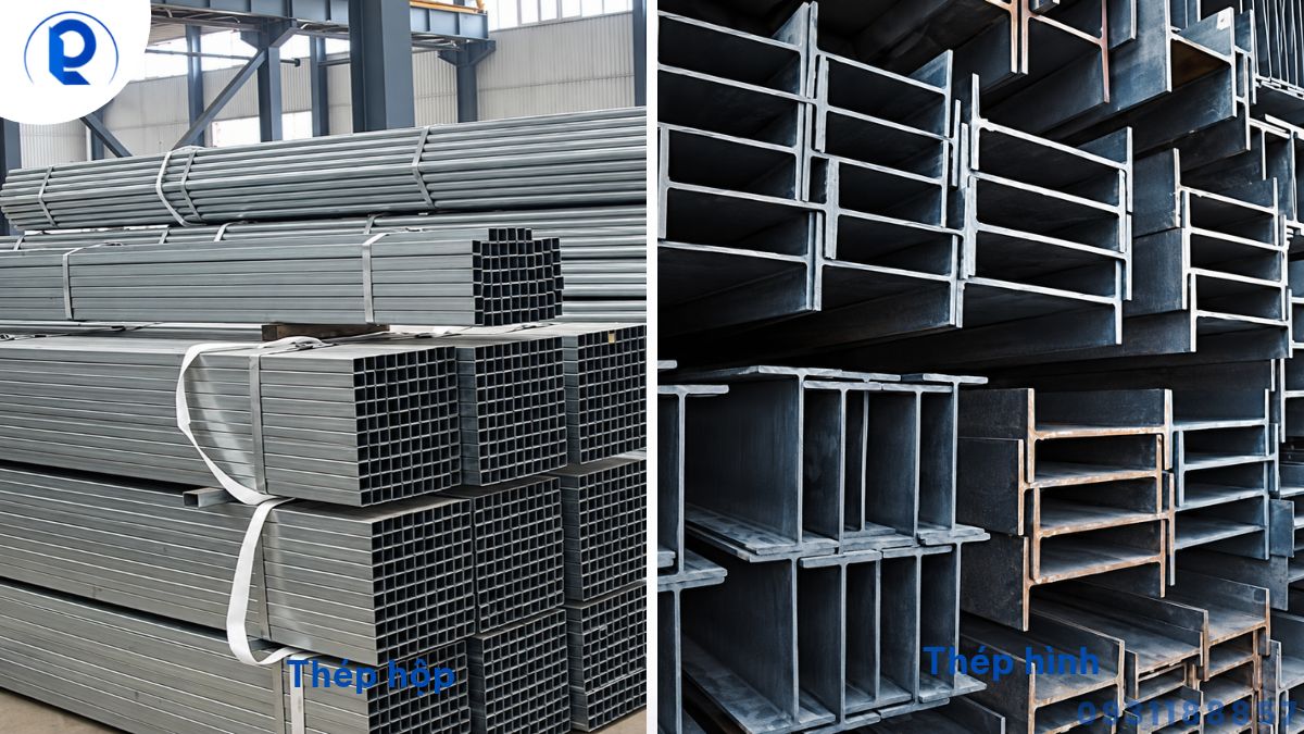So sánh kết cấu khung sắt hộp và thép hình làm mái tôn