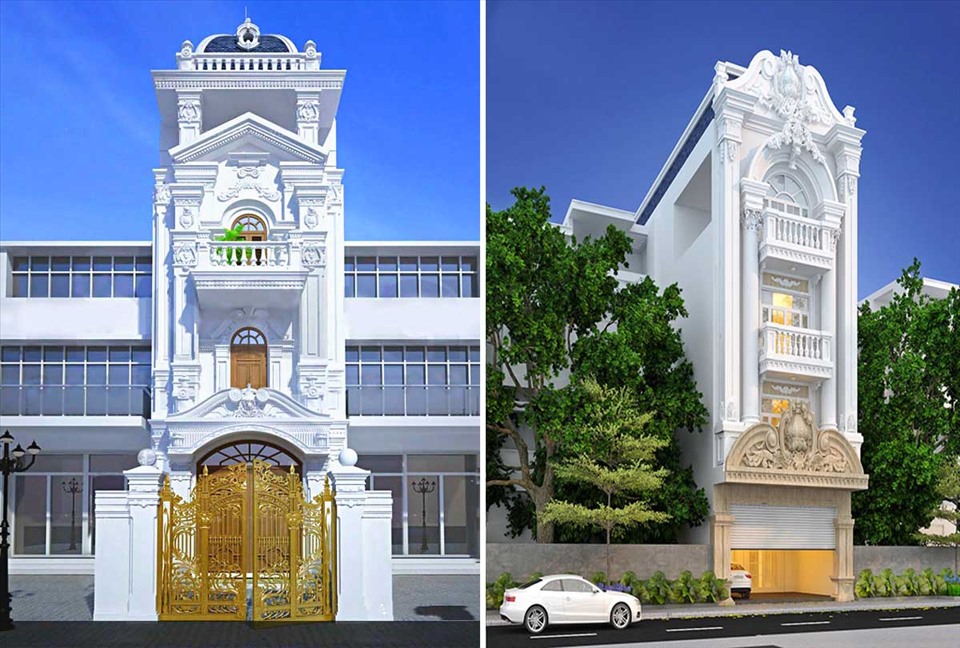 nhà phố tân cổ điển