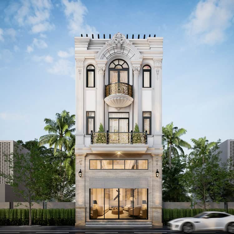 nhà phố tân cổ điển