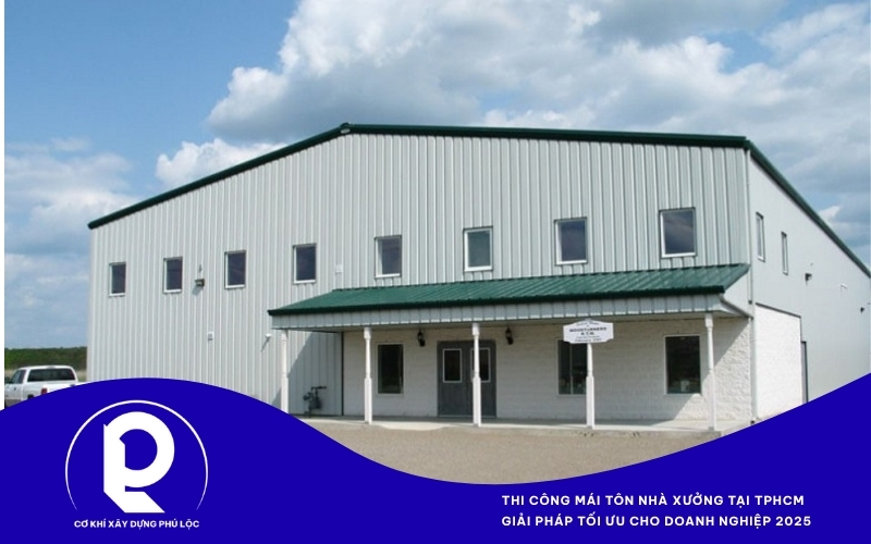 Lắp mái tôn nhà xưởng tại TP.HCM