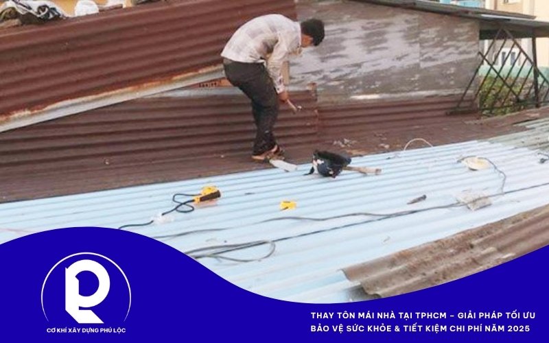 Các mẫu mái tôn chống nóng thịnh hành năm 2025 tại TPHCM