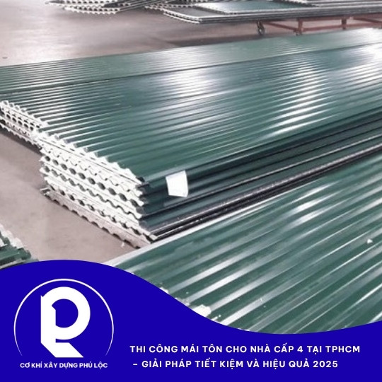 Giải pháp mái tôn giá rẻ cho nhà cấp 4