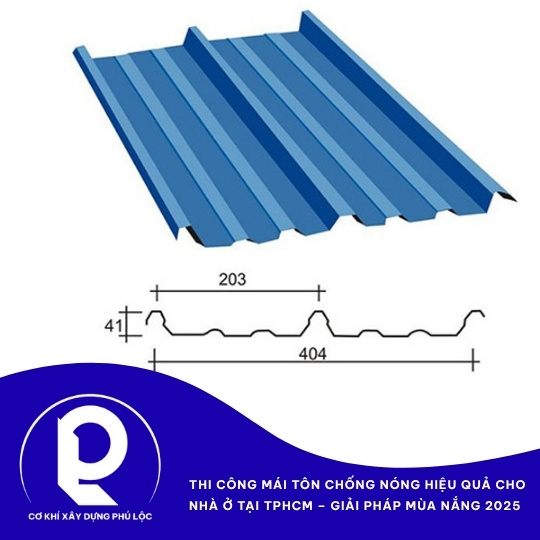 Tôn cách nhiệt chống nóng 2025